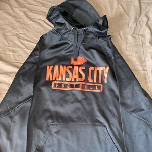 Black Chiefs Football Hoodie Medium